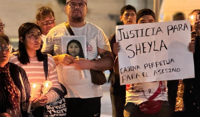  Piden justicia para Sheyla. Foto: Marcia Chahua/La República   