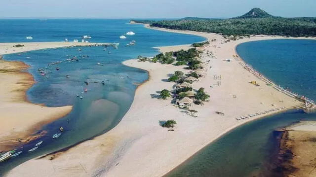 Alter do Chão en Brasil es la única playa fluvial del listado y conocida como el “Caribe Brasileño”. Foto: EFE   