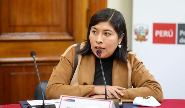  Betssy Chávez. Foto: Congreso   