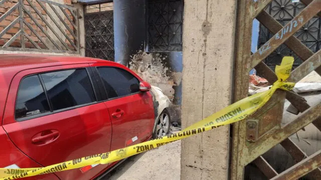  Atentado ocurrió cerca de la casa del alcalde de Comas. Foto: Kevinn García/La República   