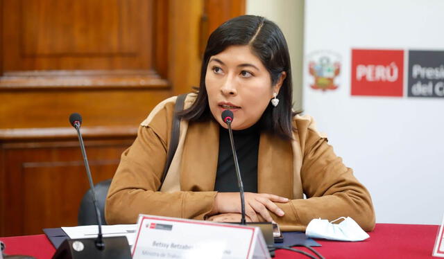 Betsy Chávez Chino, presidenta del Consejo de Ministros durante el intento de golpe de Estado   