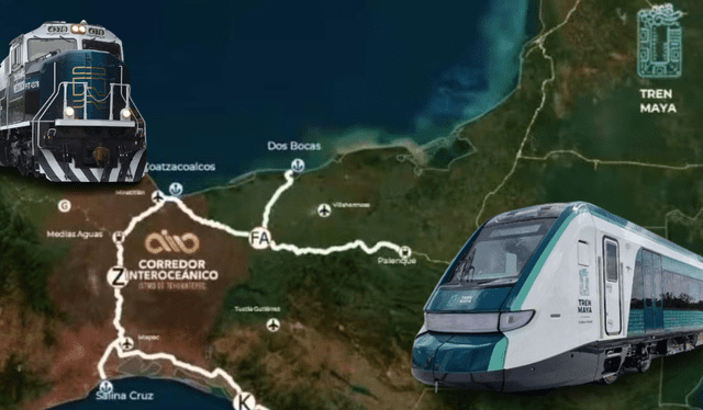 La estación de Palenque mantiene conectada a los dos megaproyectos ferroviarios del 2024: el Tren Interoceánico y el Tren Maya. Foto: Polemon.   