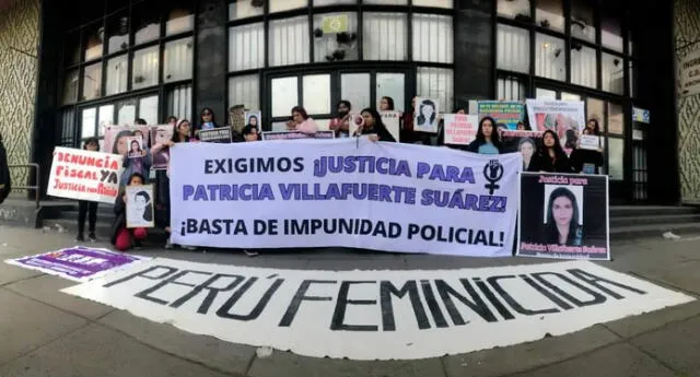 Sin justicia. Deudos de Patricia Villafuerte, joven fallecida. Foto: FUJ   