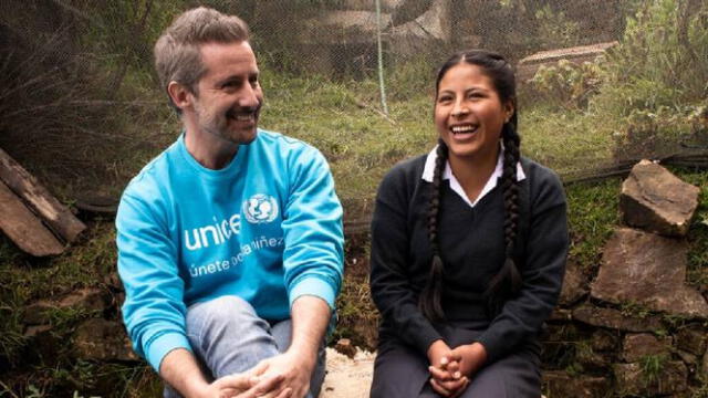 Actor Marco Zunino, embajador de UNICEF. Foto: difusión   