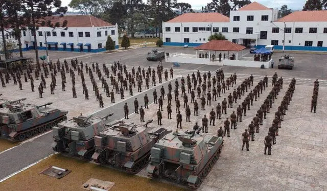  El arsenal militar en Paraguay es modesto, cuentan solo con 10 tanques. Foto: Infodefensa    