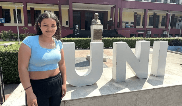  La joven natural de Venezuela ingresó a la UNI tras una dedicada preparación académica. Foto: Andrea Jara/La República   