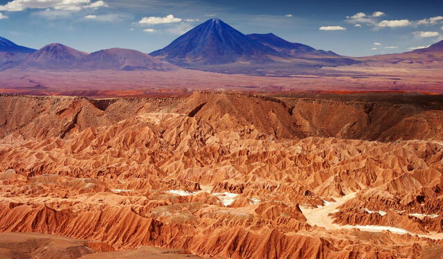  Estudios realizados por la NASA han concluido que el desierto de Atacama es el más seco del mundo. Foto: El Periódico.    