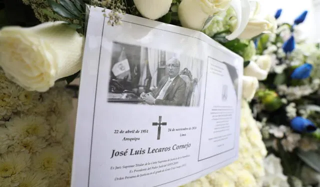 José Luis Lecaros fue despedido por sus familiares, amigos, colegas y juristas   