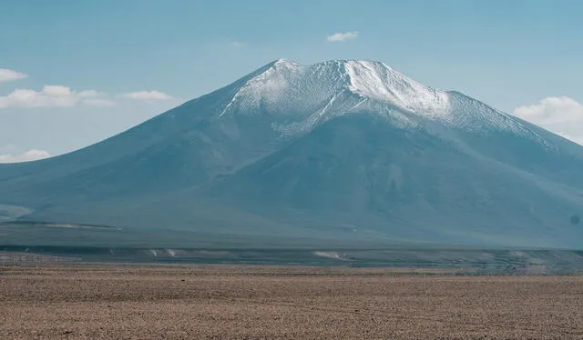  Ojos del Salado: el volcán más alto del mundo que se encuentra en Atacama (Chile). Foto: Ladera Sur.    