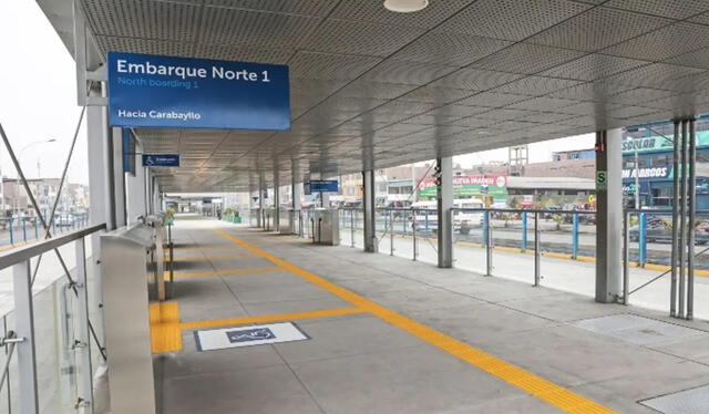  La nueva estación beneficiará a los residentes del cono norte en su recorrido hacia el Centro de Lima. Foto: Panamericana TV   