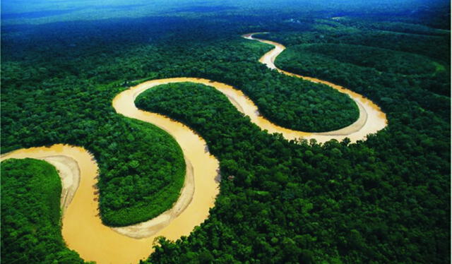  El río Amazonas, el más largo y caudaloso del mundo, atraviesa Perú, Colombia y Brasil. Foto: Fundacion Aquae.    