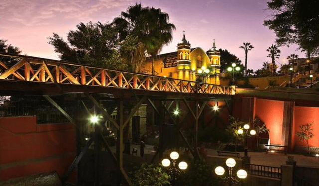  Puente de los suspiros en Barranco. Foto: Andina   