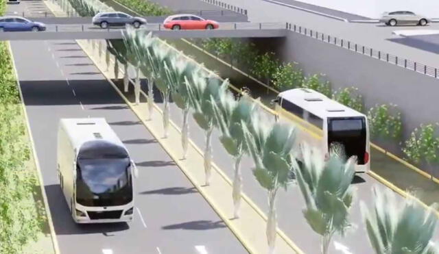 Diseño expuesto por la MML sobre el nuevo corredor de Vía Expresa Grau