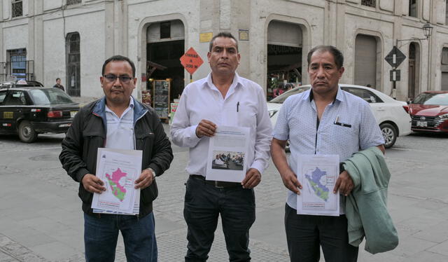 Walter Carrera, Julio Campos y Edgar Luis Vitor rechazan la ampliación del estado de emergencia.   