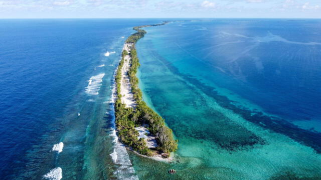  Para 2050, gran parte de Tuvalu quedará bajo del mar, según un informe de la NASA. Foto: Google. 