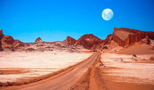  Estudios sugieren que el desierto de Atacama no habría tenido ninguna precipitación desde 1570 hasta 1971. Foto: Universidad de Chile.  