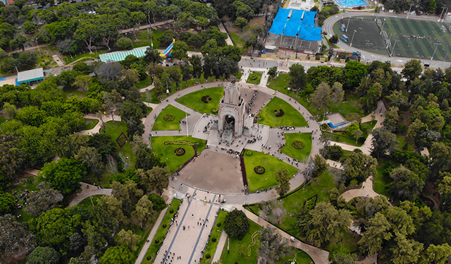  El Campo de Marte fue construido junto al monumento Jorge Chavez. Foto: Google.   