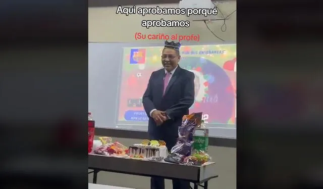 Clip es viral. Foto: TikTok    