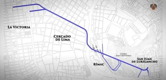  El tunel reducirá el tiempo de traslado entre SJL y la Victoria. Foto: Captura Youtube.   