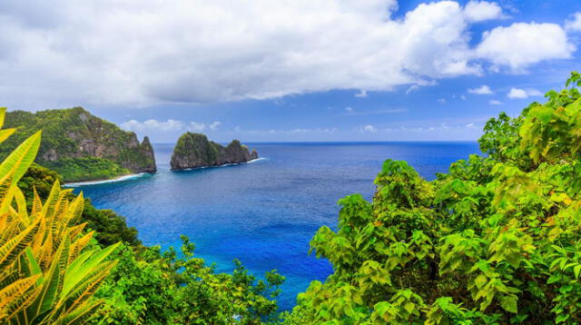  Este territorio estadounidense es reconocido por su abundante biodiversidad marina, su destacada industria pesquera de atún y su relación con el fútbol americano. Foto: National Geographic.    