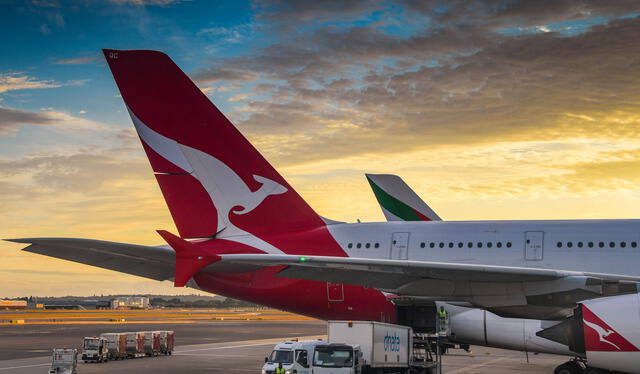  La aerolínea australiana es la tercera más antigua del mundo, por detrás del KLM y el Avianca. Foto: Qantas<br>   