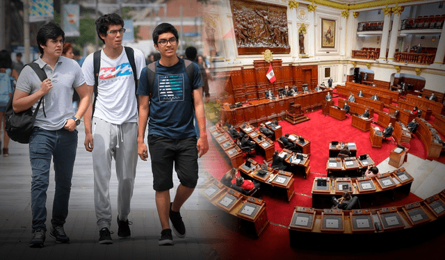 El Congreso de Perú debate el proyecto de ley 8112, que propone la colegiatura obligatoria para todos los profesionales graduados. Foto: composición LR/Andina   