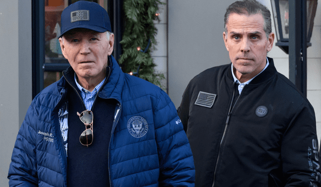 Joe Biden señaló que su hijo, Hunter Biden, solo fue señalado por el parentesco familiar. Foto: AFP   