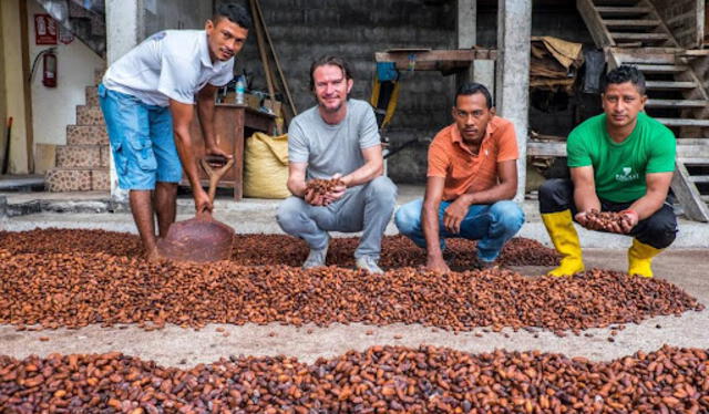  Ecuador fue ratificado como productor de un 75% de cacao de fino aroma. Foto: Cámara Marítima del Ecuador.    