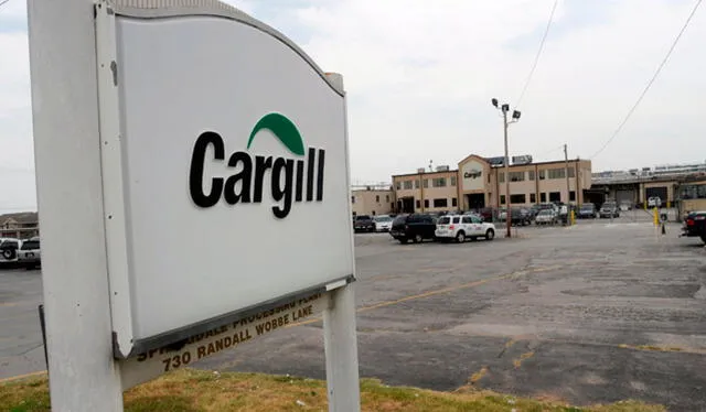  La empresa Cargill ubicada en Minnesota reportó ingresos de 160.000 millones de dólares en el año fiscal 2024, una caída significativa respecto a los 177.000 millones del año anterior. Foto: El economista   