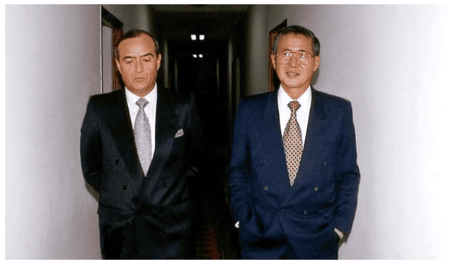 Vladimiro Montesinos y el fallecido expresidente Alberto Fujimori   