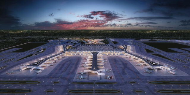  La construcción del Aeropuerto Internacional de Estambul costó más de 10.000 millones de dólares. Foto: Hosteltur.    