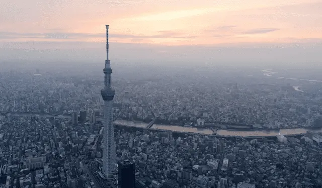  El ascensor espacial superaría en altura a la Tokyo Skytree, la torre más alta del mundo. Foto: Reuters.    