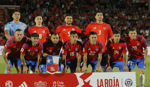  Chile es la tercera selección más longeva a nivel mundial y la segunda de Sudamérica. Foto: AFP    