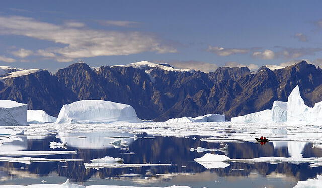  El Parque Nacional del Noreste de Groenlandia llama la atención por su composición de hielo y ser más grande que 160 países. Foto: El Mundo.    