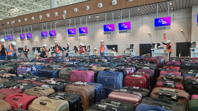 La obra del nuevo aeropuerto internacional Jorge Chávez se encuentra en un 98% de avance. Foto: Rosario Rojas   