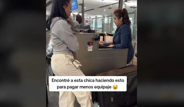 Clip es viral. Foto: TikTok    