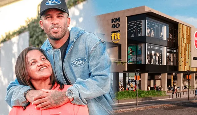  Doña Charo, madre de Jefferson Farfán, fue la visionaria del mall 'KM40'. Foto: composición LR/ Instagram   