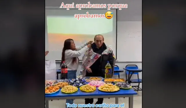 Clip es viral. Foto: TikTok    