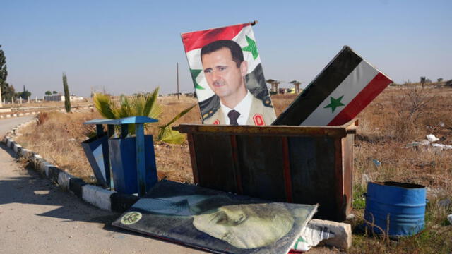  Con la dimisión de Al Assad, los sirios enfrentan un futuro incierto. Foto: FX News   