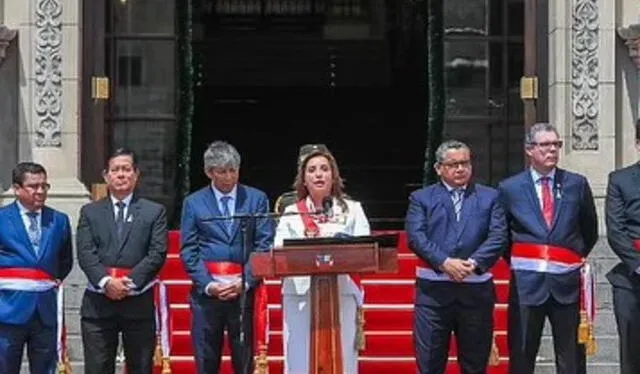 EN PALACIO. Boluarte lideró otro evento sin público. (Foto: difusión)   