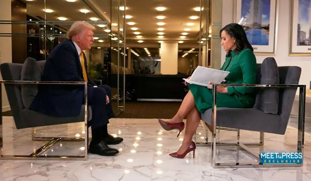  En entrevista a NBC, Donald Trump dio declaraciones que despertaron nuevas dudas sobre sus intenciones respecto a su predecesor, Joe Biden. Foto: NBC   