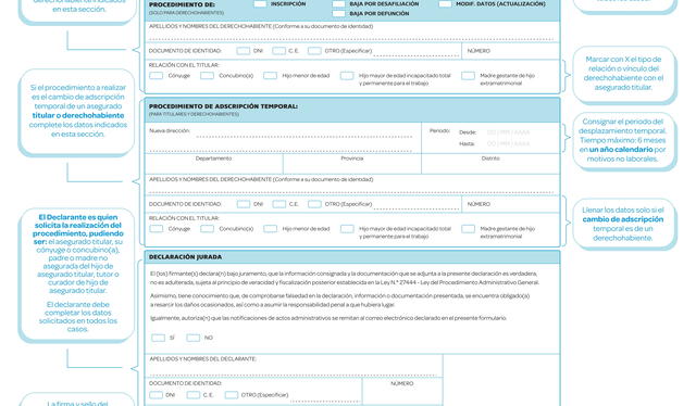 Guía oficial para llenar formulario 1010 en su versión 6. EsSalud.   