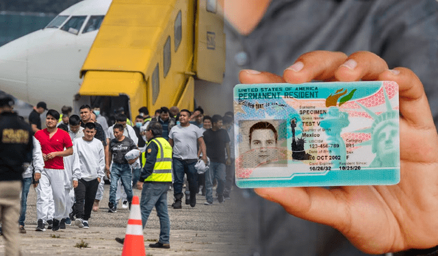 Contar con la Green Card no te exenta de la posibilidad de ser deportado. Foto: Composición LR   