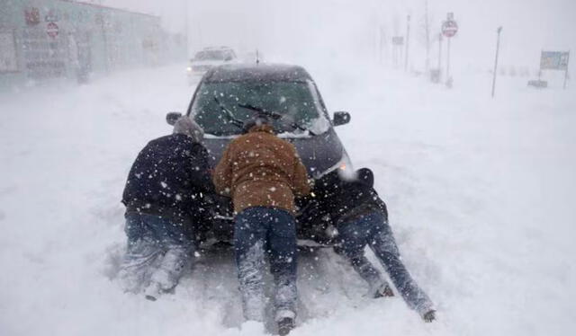  El Servicio Meteorológico Nacional identificó estos condados como los más expuestos a la tormenta invernal en Nueva York. Foto: El País   