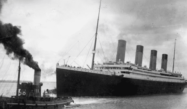  Peter Daly viejó en primera fila en el Titanic sin saber que el barco se hundiría. Foto: AFP   