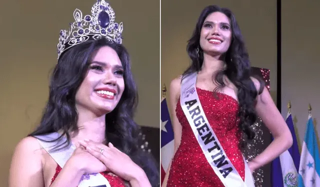 Miss Argentina (Ana Paula Brizuela) fue coronada como la flamante Miss Latinoamérica 2024. Foto: captura Youtube   