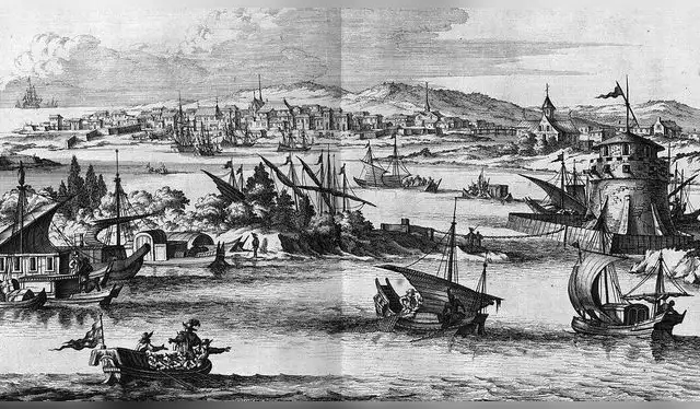  Cartagena de Indias, ocupada por barcos holandeses. Foto: El Confidencial.    