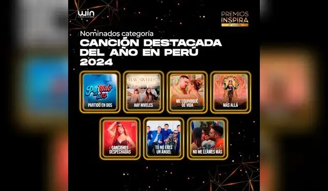 ‘Partido en dos’ ganó como Canción del año 2024 en los Premios Inspira 2024.   