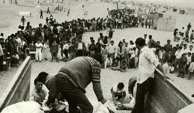 Conjunto de esteras agrupadas desordenadamente. Foto: Comas El Carmen Conjunto de esteras agrupadas desordenadamente. Foto: Comas El Carmen