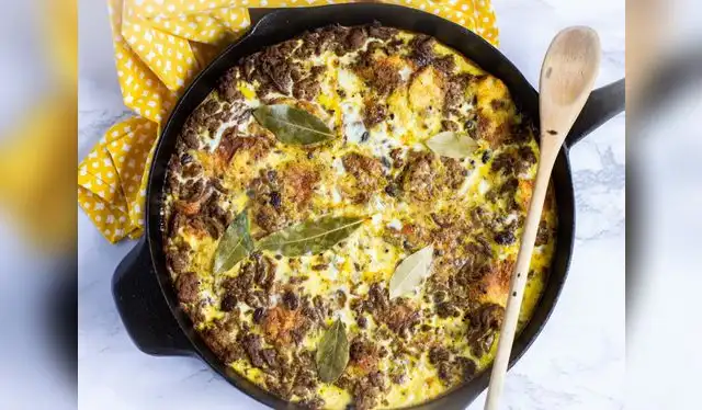 El bobotie, uno de los platos típicos más representativos de Ciudad del Cabo. Foto: Gradfood. El bobotie, uno de los platos típicos más representativos de Ciudad del Cabo. Foto: Gradfood.